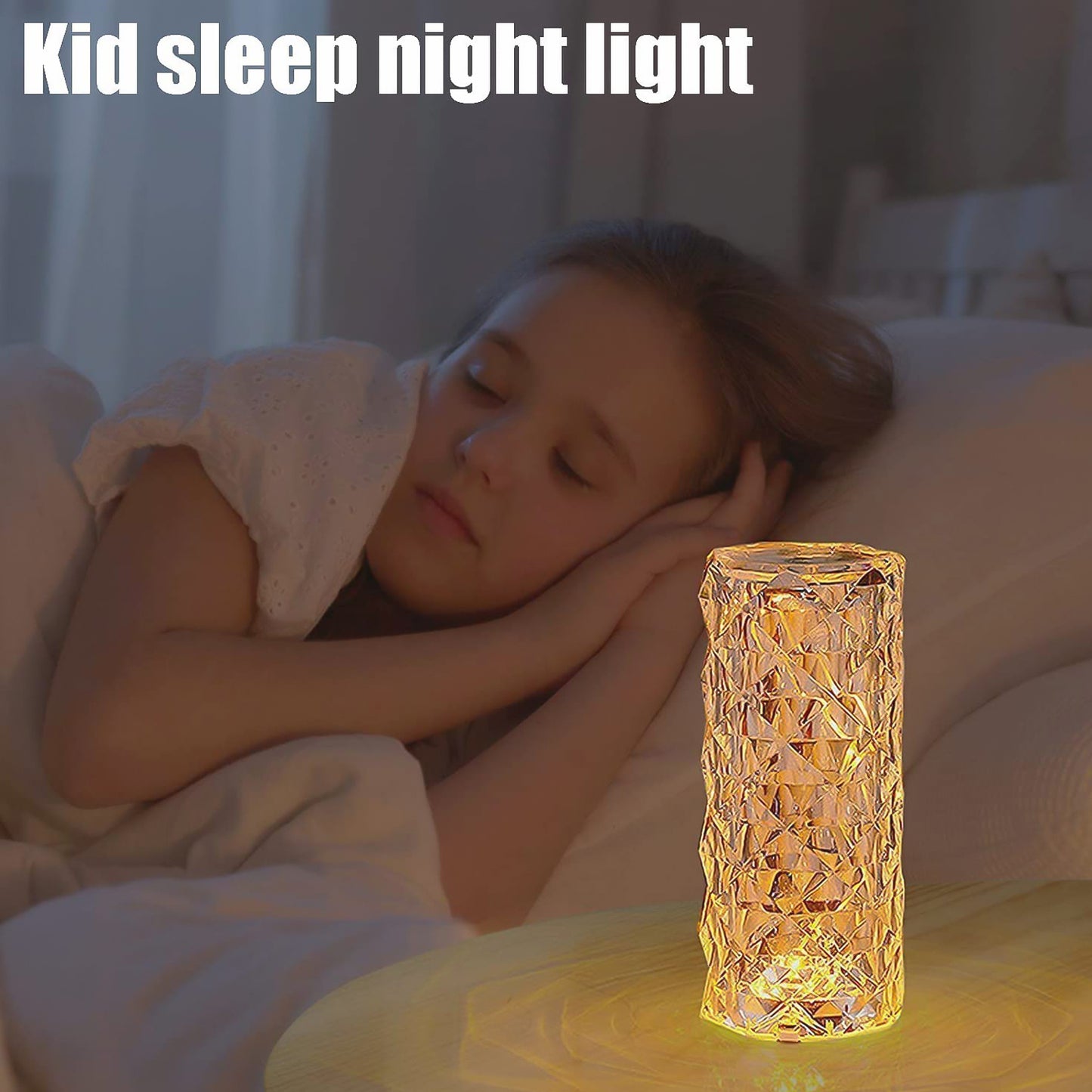 6240 Diamond Table Lamp Candles For Home Decoration Crystal Candle Lights