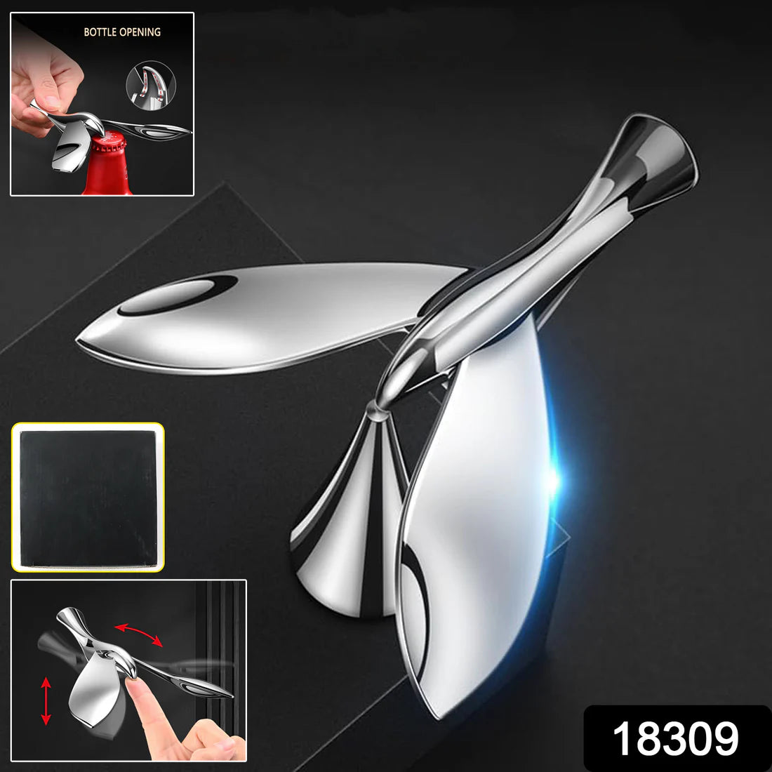 Manual Bottle Opener Bird Shaped Tumbler Balance Toy Also (1 Pc)