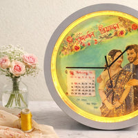 Timeless Love – Handcrafted Couple Memory LED Clock