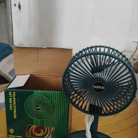 Telescopic Electric Desktop Fan Height Adjustable Foldable  Portable For Travelcarry  Silent Table Top Personal Fan For Bedside Office Table (Battery Not Include)