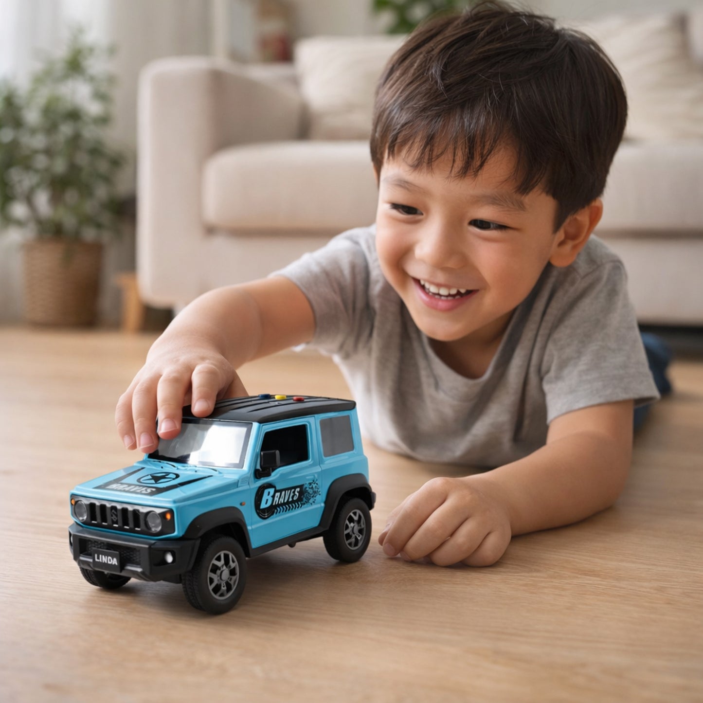 Kids Off-road Friction Powered Toy Car (1 Pc)