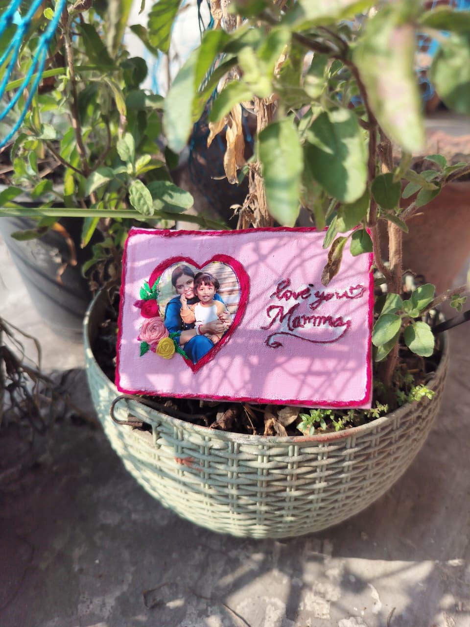Personalised Embroidered Memory Magnet
