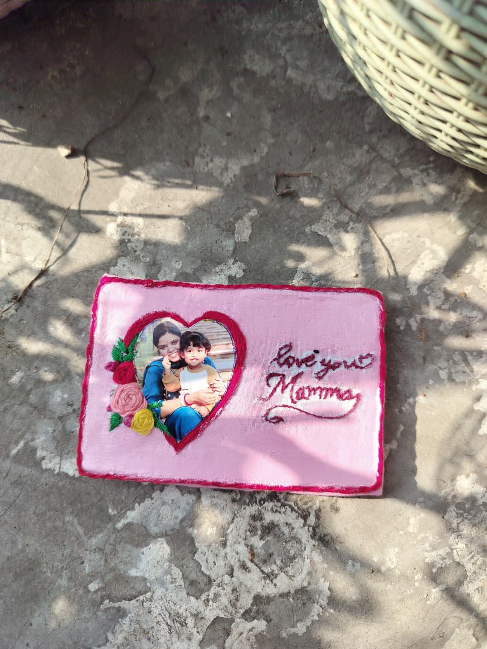 Personalised Embroidered Memory Magnet
