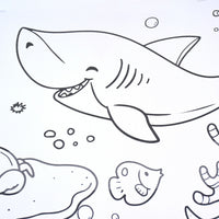 Fun And Educational Coloring Roll (1 Pc)