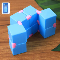 Infinity Cube Fidget Toy Stress Relief Hand Puzzle For Kids  Adults 1 Pc