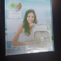 Portable Air Conditioner Fan 7 Color Changing Light (Big  1 Pc)