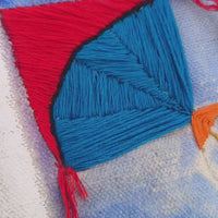 Hand-Embroidered Story Tote “Kite Dream” Edition